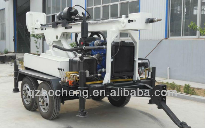 WD200T Trailer Mounted Water Well drilling Rig