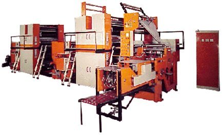 Web offset 2 colour perfecting printing unit