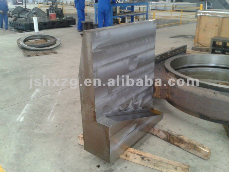 wedge for sliding piece guide of TSHD dredger