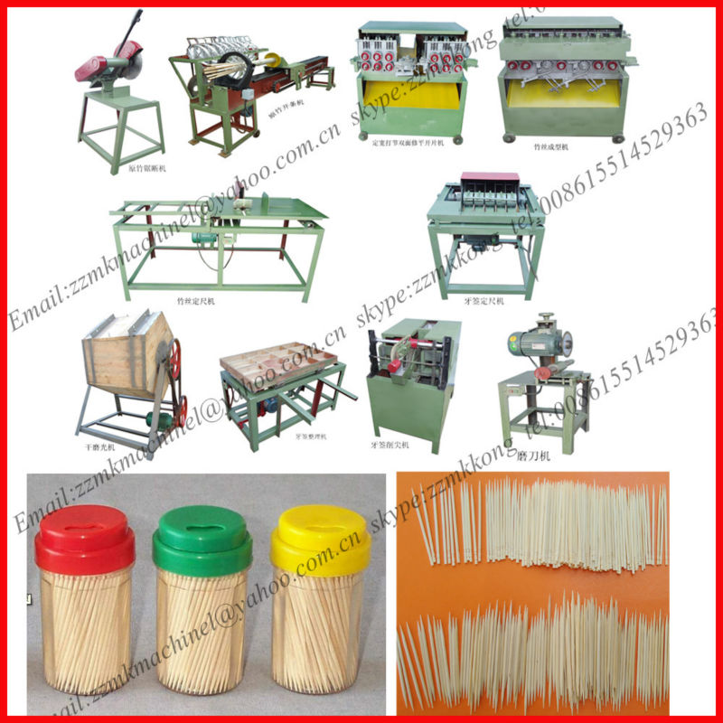 Well and High Quality Control bamboo toothpick making machine/008615514529363