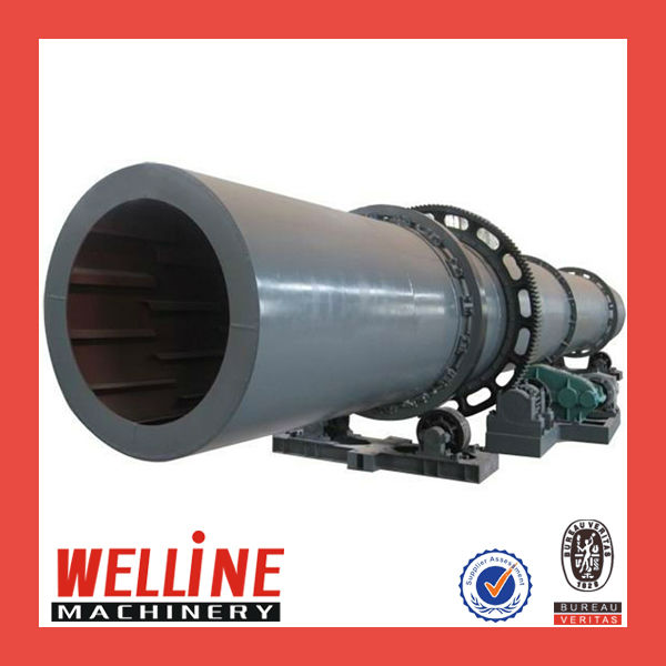 WELLING cost effective wood sawdust rotary drum dryer