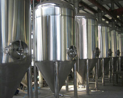 Wen zhou Cooling Water Jacket Conical Fermenter Tank