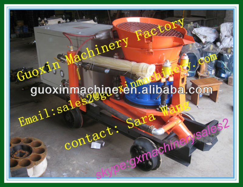 Wet and Dry 5CBM Cpacity Shotcrete Machine For Sale