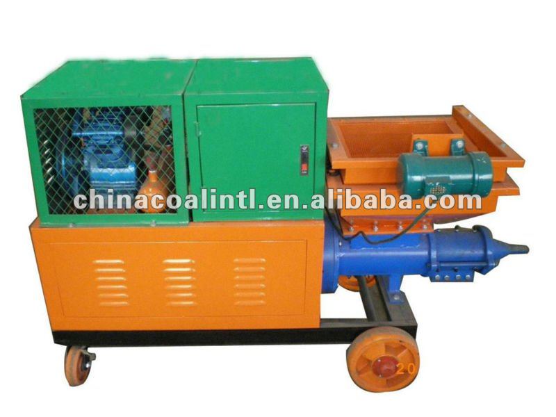 Wet cement mortar spray machine