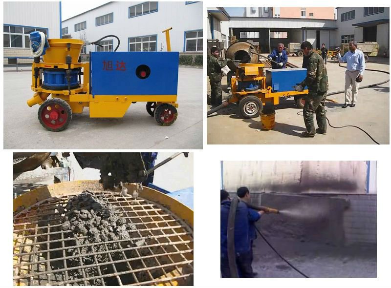 Wet mix shotcrete machine