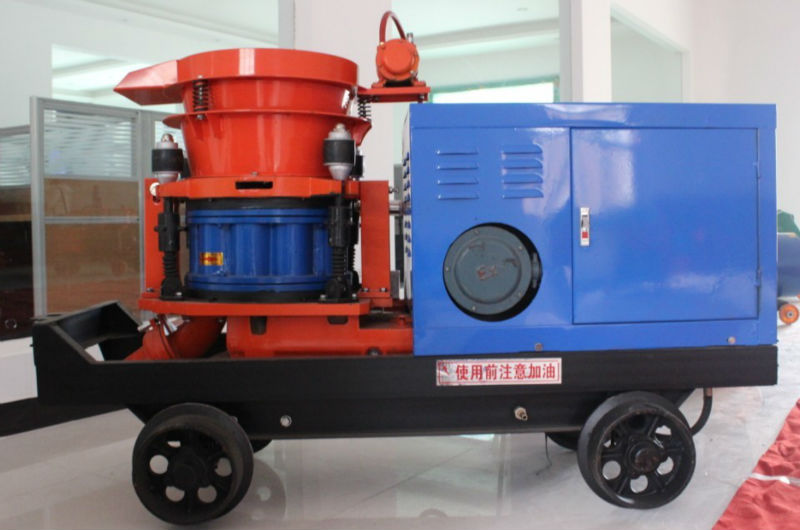 wet-mix shotcrete machine for mining industry