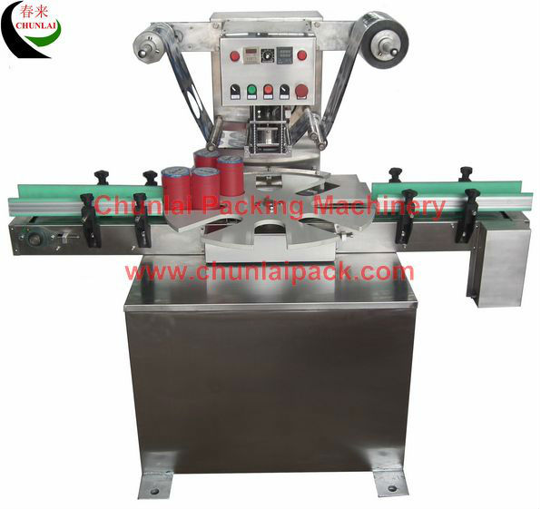 Wet Towelette Canister Filling Sealing Machine