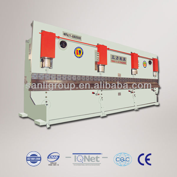 WF67K-500T/8000 NC Heavy duty hydraulic press brake