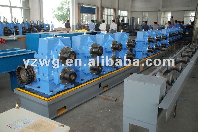 WG50-200 HF welded steel pipe production line