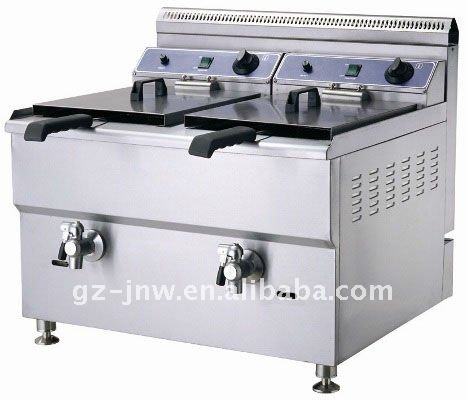 WGF-182 gas deep fryer for west kitchen equipment passed ISO9001