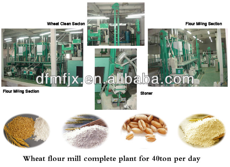 wheat flour mill complete plant