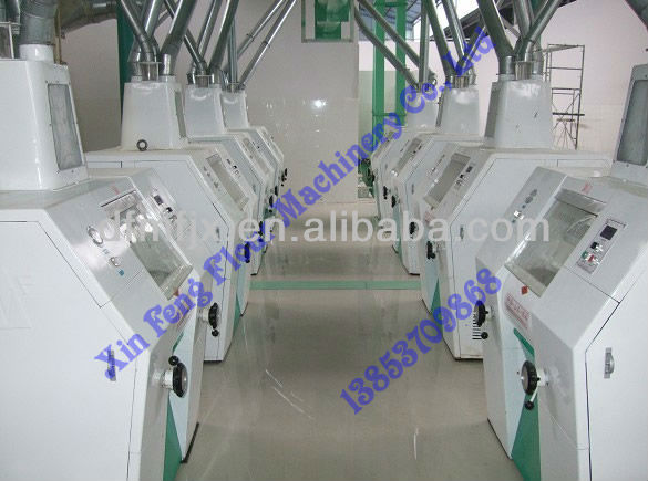 Wheat milling machine 80~120tpd multi-storey structure