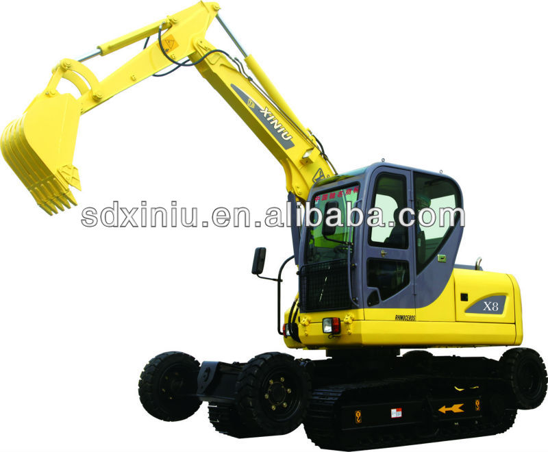 wheel-crawler excavator