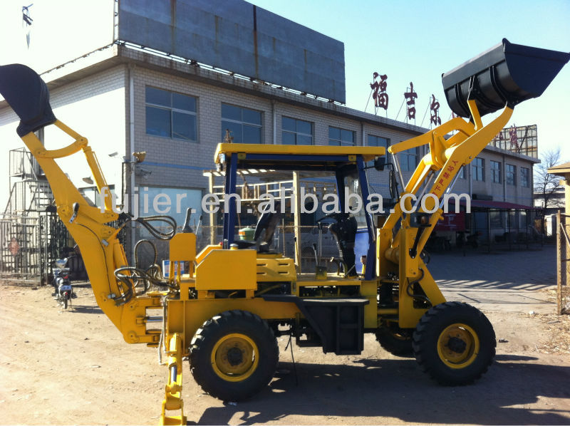 Wheel excavator Small backhoe loader