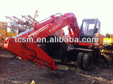 wheel Hitachi EX160WD used excavatorJapanese machines Selling now