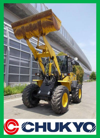 Wheel Loader Used Komatsu WA 100 - 5 <SOLD OUT> / Rops Cabin , AC , W/Snow Plow , HST Mission type