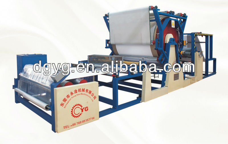 white glue using automatic shoe lamination sheet gluing machine