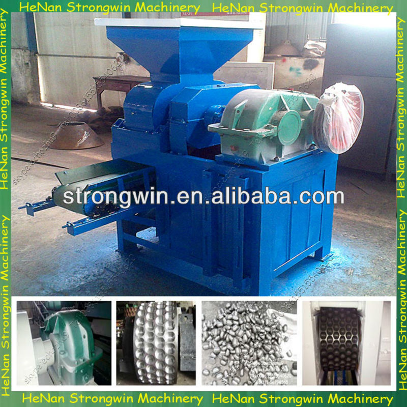 Whole line coal dust ball briquette machine coal fine ball briquette machine gypsum ball briquette machine with CE