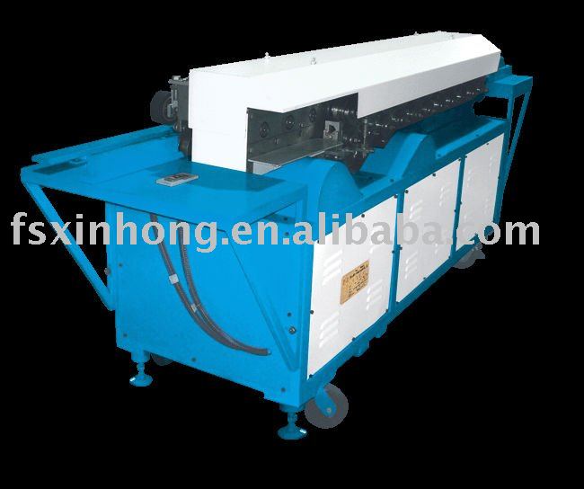 Wind pipe flange rolling machine