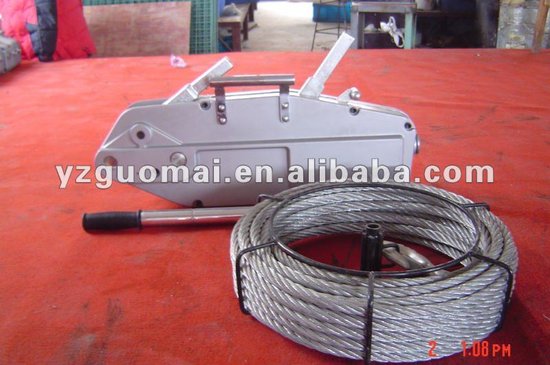 wire rope pulling hoist large or tirfor (5.4Ton) or Wire rope winch