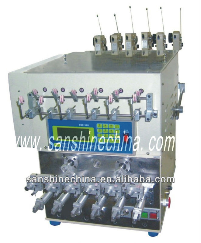 Wire twister(skeiner) with (SS966T) 6 spindles automatic coil winding machine