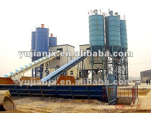 with CE and ISO, HZS90 concrete plant