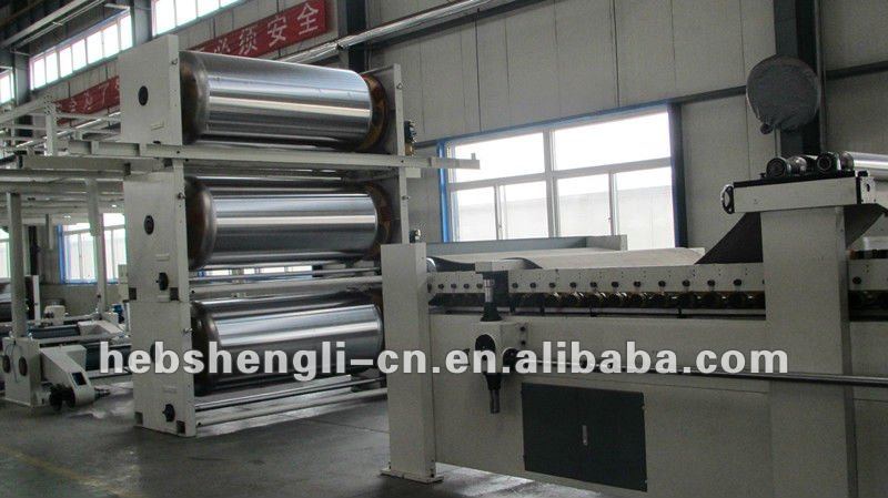 WJ series corrugated cardboard production line pasting machine