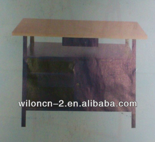 WL-18D220 metal work-bench with wooden worktop