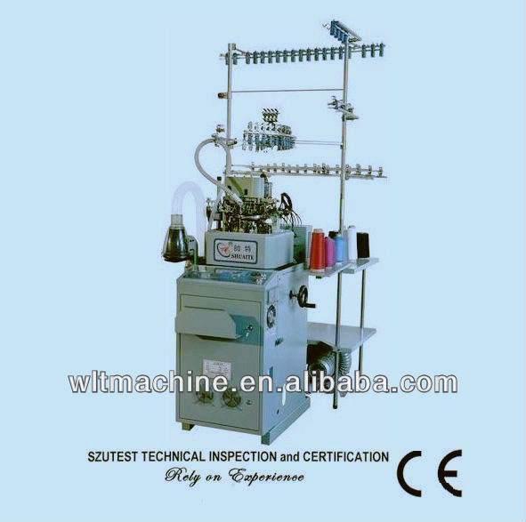 WLT-6F808 computerized Plain socks knitting machine