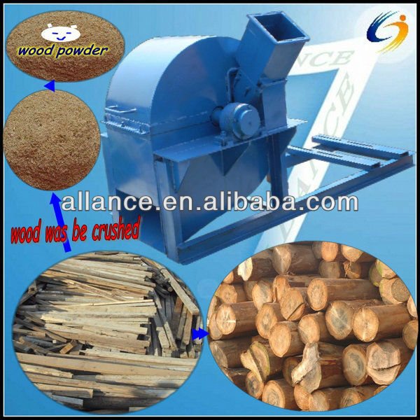 Wood and straw crusher