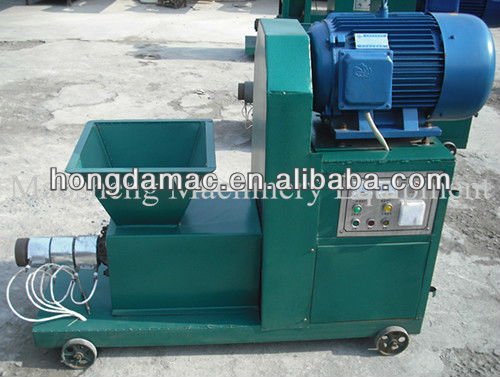 Wood Briquetting Equipment making square briquettes continuously