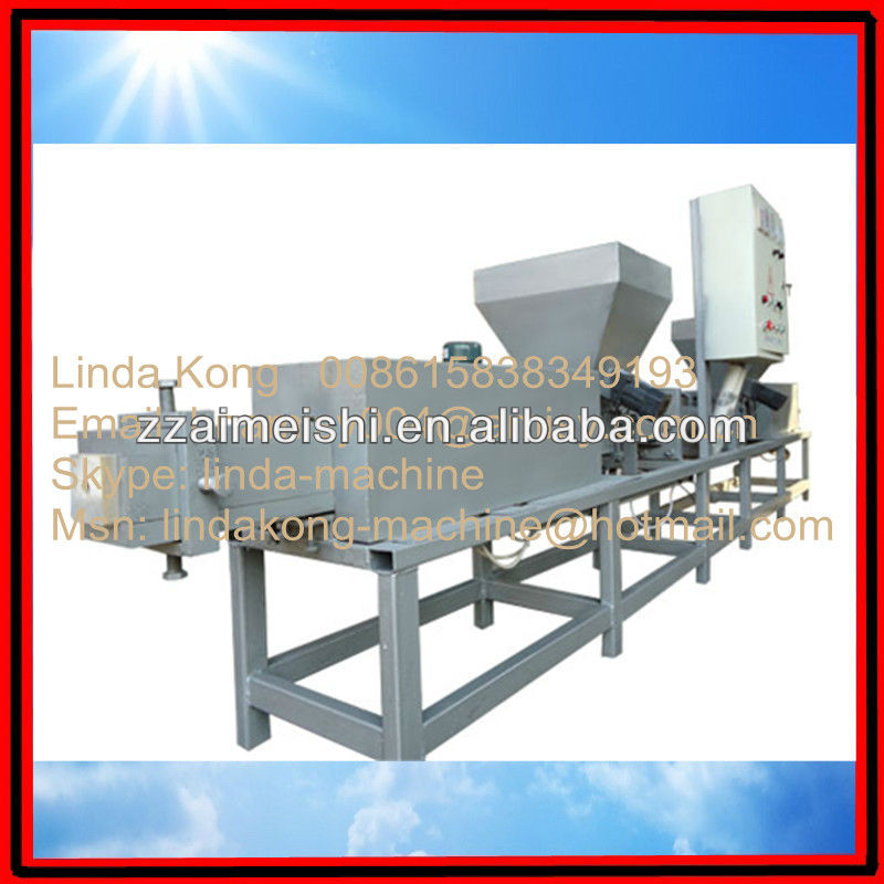 wood chip block machine