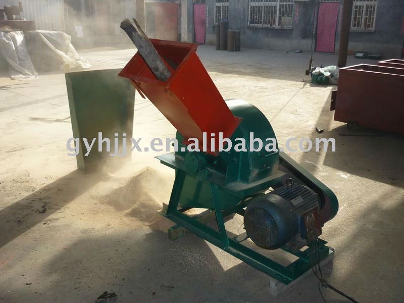 wood crushing machine with motor CE certificated