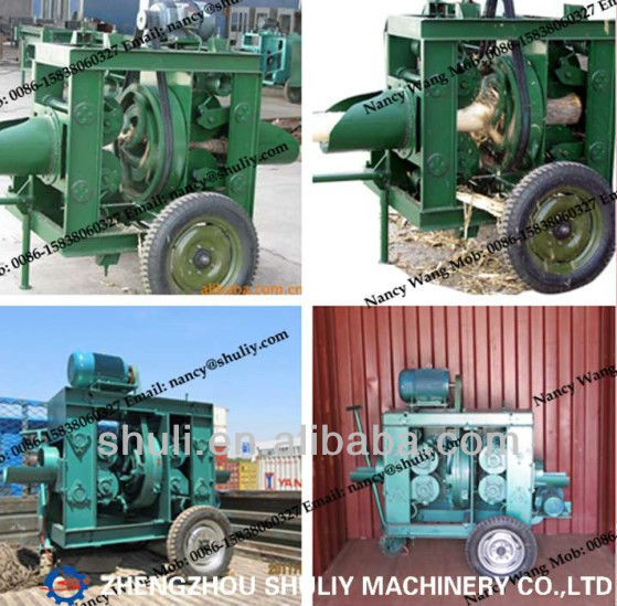 wood debarking machine with little wood fiber damage//0086-15838060327