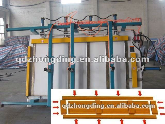 wood door and window frame assembling machine