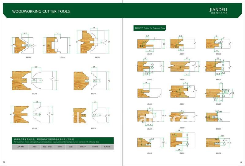 wood door frame cutters shaper cutters for doorframe