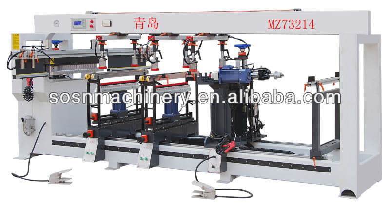 wood drilling machine horizontal boring machine with multi spindles