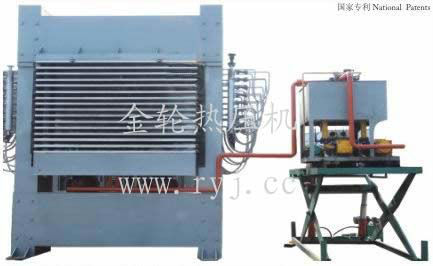 wood hot press machine /hydraulic hot press machine