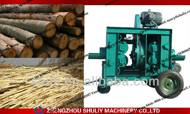 Wood Log debarking machine //0086-15838060327