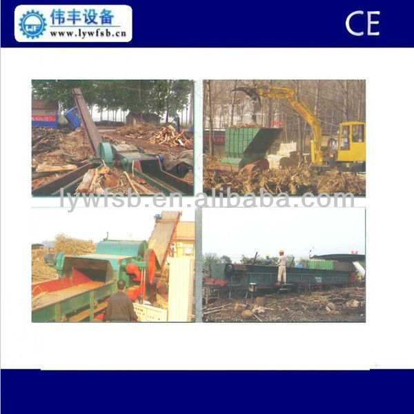 wood pallet crusher for crushing stump, wood chip crusher in 15-30 t/h capacity production line