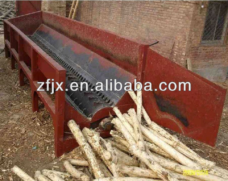 Wood peeling machine