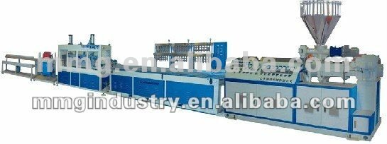 wood plastic profile production line