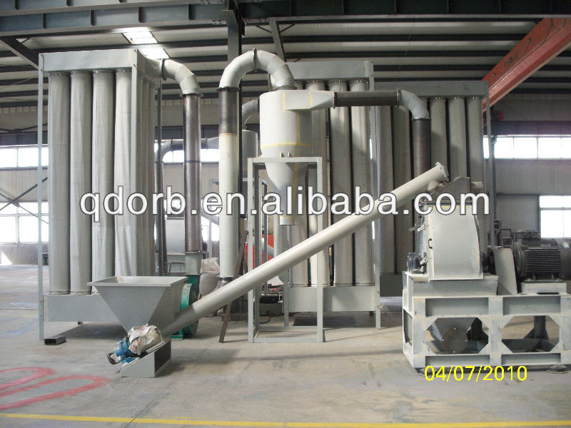 wood powder making machine production line for WPC