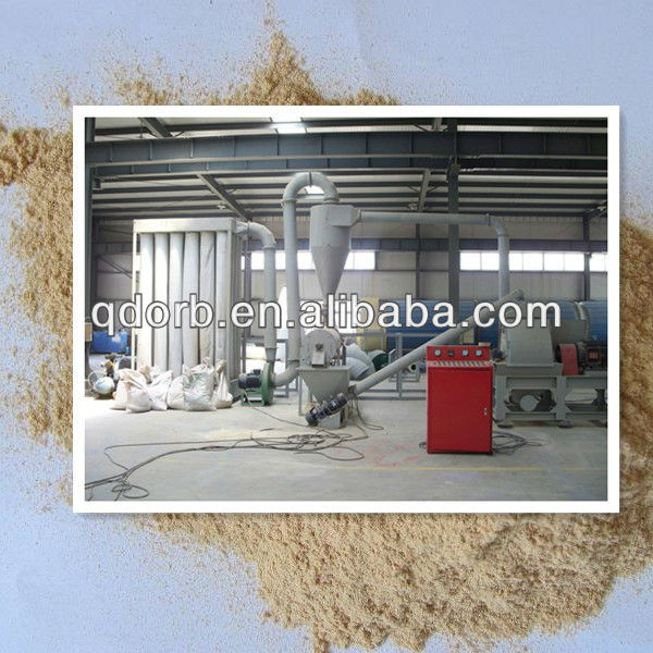 wood powder production line / wood powder crushing machine