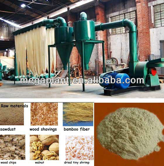 wood/sawdust powder granule making mill/machine