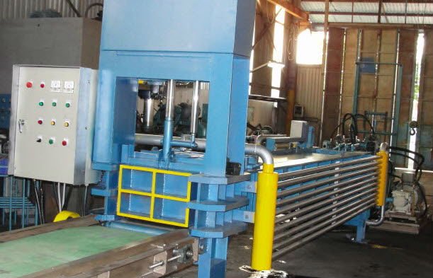 Wood Shaving Baler Press