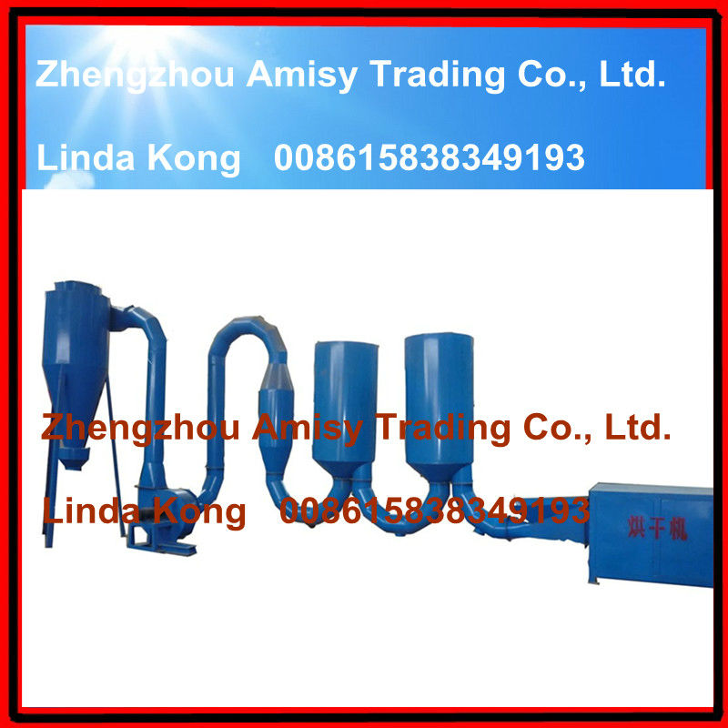 wood shaving dryer for briquette making machine