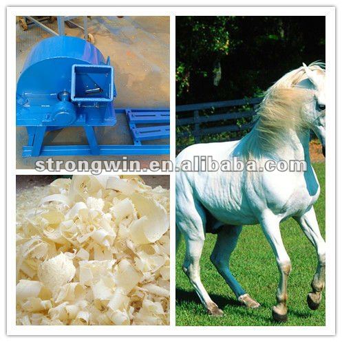 wood shaving machine for horse