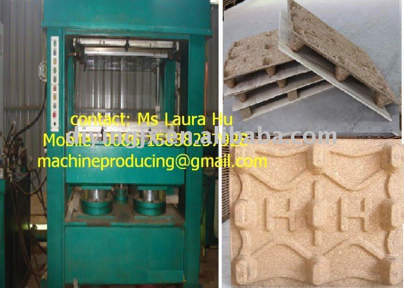 Wood shaving pallet forming machine 0086-15838257928