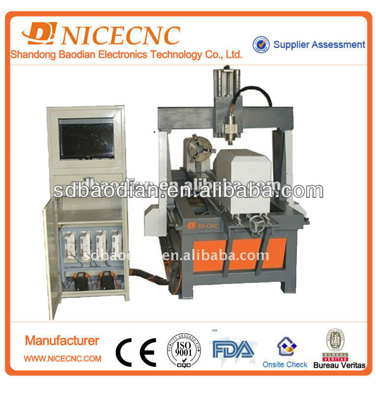 wood stone cylinder engraving cnc router